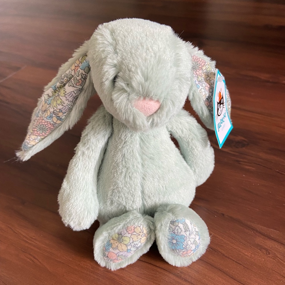 Jellycat London Small Blossom Sage Bunny